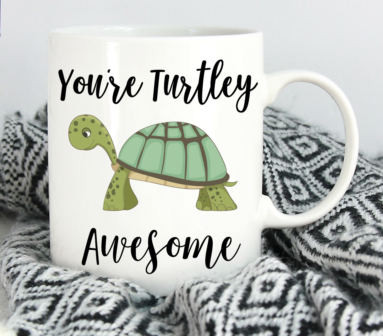 Turtle Gifts for Her Turtley Awesome Mug Turtle Lover Gift Etsy