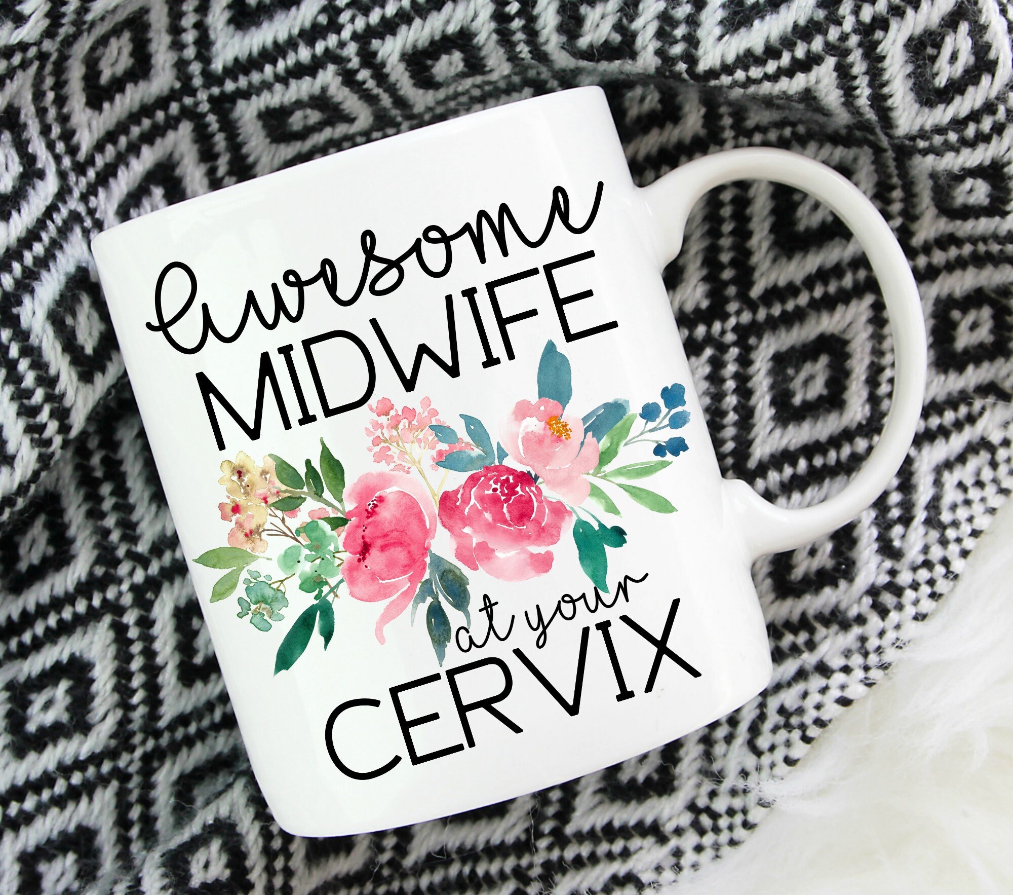Midwife Gift Midwife Mug Thank You Gift For Midwife Funny Etsy.de