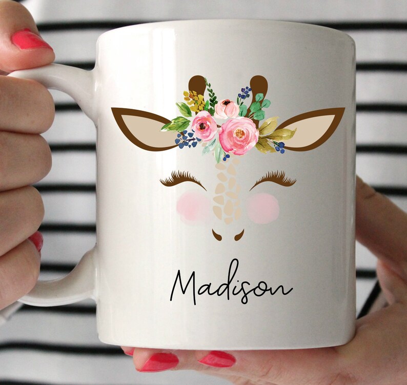 Personalized Giraffe Gifts for Women Giraffe Mug With Name - Etsy UK