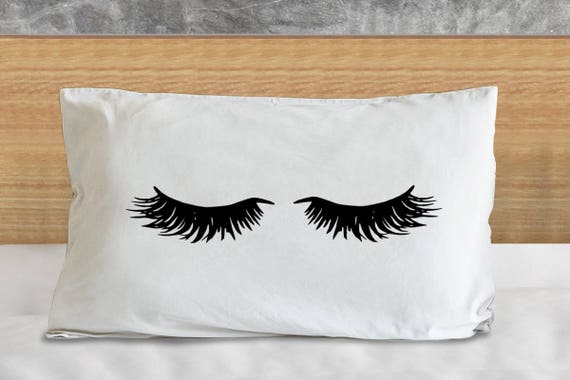 Eyelash Pillowcase Eyelashes Pillow Toddler Closed Eyelashes Pillows