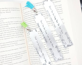 Aluminum Bookmark, Custom Bookmark, Personalized Bookmark, Teacher Gift, Book lover Gift, Personalized gift, teacher appreciation gift
