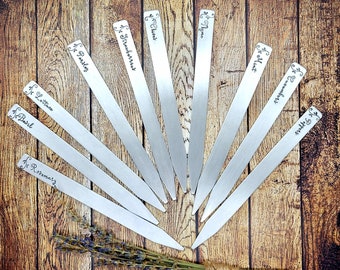 Aluminum Garden Markers: Rust-Proof Herb & Plant Labels