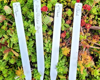 Aluminum Garden Markers: No Rust Herb & Plant Labels