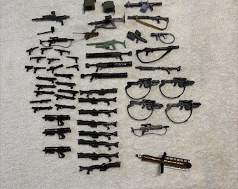 Vtg Lot Of 54 Star Wars Guns & Blasters Special Groups 4 Your Troops Collection