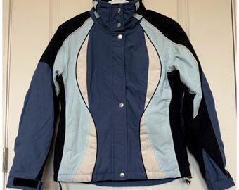 Vintage Tommy Hilfiger Jeans Womens Jacket Colorblock Size M Winter Ski Team 90s