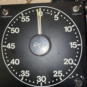 GRALAB Model 300 Darkroom Analog Timer Clean & Tested Buzzer VG Glow In Dark