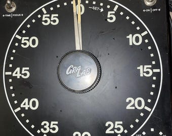 GRALAB Model 300 Darkroom Analog Timer Clean & Tested Buzzer VG Glow In Dark