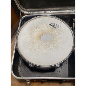 Vtg Ludwig Rockers 8 Lug 14” 5” 2068871 Snare Drum Square 70s Case Stand Sticks