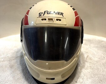 1980年代ヴィンテージ フルフェイス バイクヘルメット - ホワイト