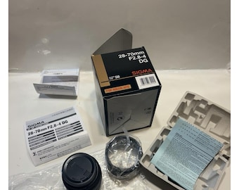 Sigma AF 28-70mm F2.8-4  DG Lens 58 Filter For Nikon AFD Hood Interchangeable