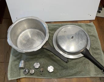 Mirro 16-Quart Pressure Cooker Canner - Polished Aluminum With 5/10/15 PSI Settings