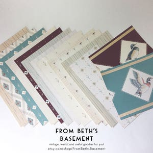 Pack d'échantillons de papier peint - Feuilles de papier peint pour le scrapbooking et la fabrication de cartes - Modèles de chasse au canard