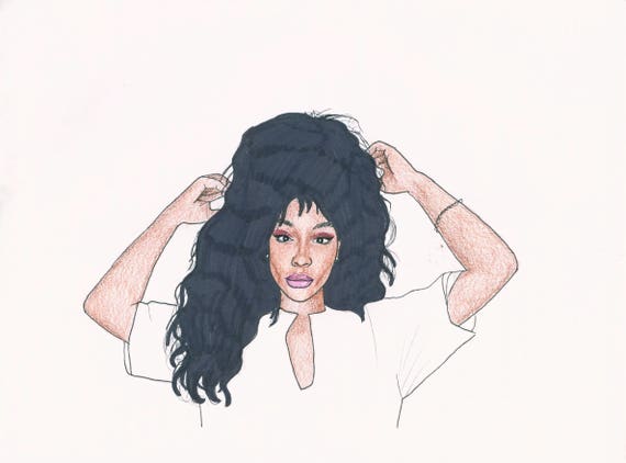 Sza Coloring Page