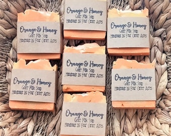 Orange and Honey Goat Milk Soap