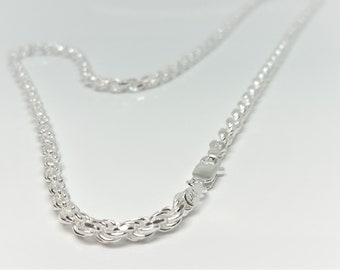 Men's Sterling Silver 20 Inch Rope Chain