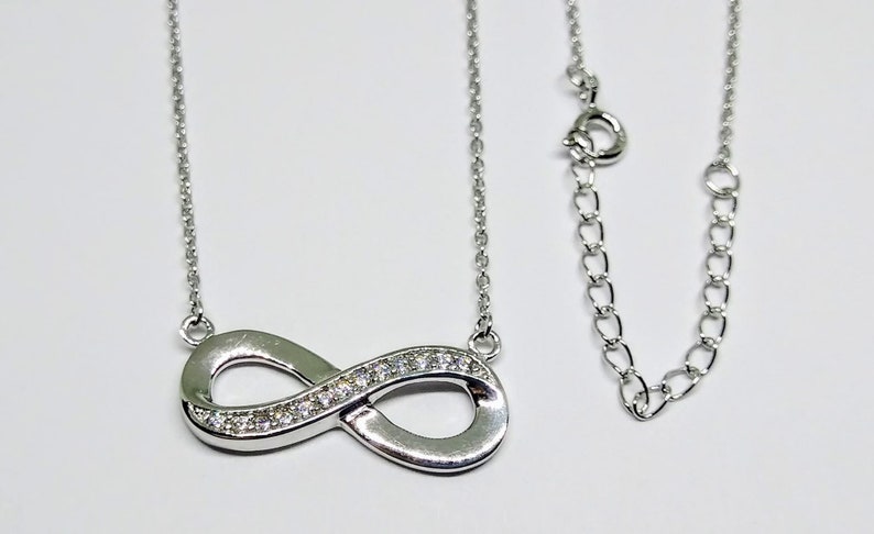 Sterling Silver Infinity Knot Necklace Infinity Pendant