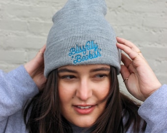 Blissfully Bookish Branded Beanie - Bookish Beanie - Bookish Hat