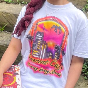Crescent City Airbrushed Tee | Bookish Tee | Bookish Shirt | Crescent City Shirt | Sarah J Maas Shirt