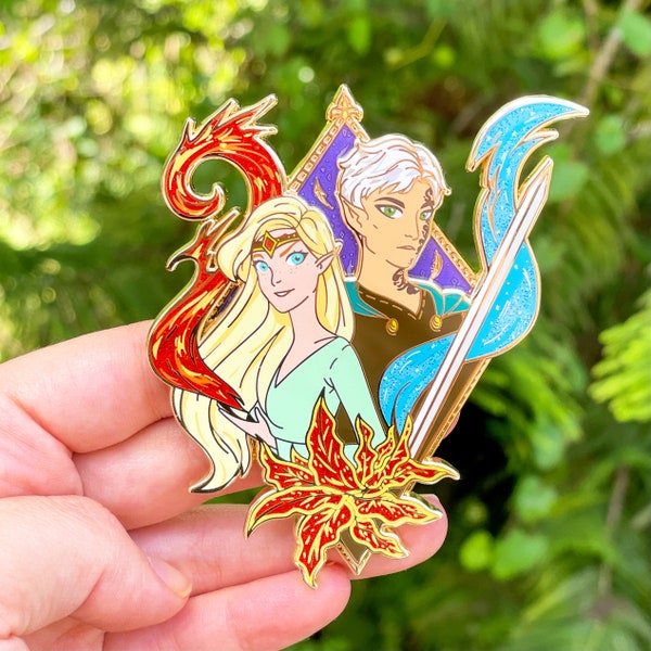 Fire & Ice Enamel Pin