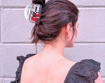 Juicy Reads Clear Claw Clip | Clear Hair Accessory | Perfect Gift for Book Lovers & Readers | Cute Bookish Gift