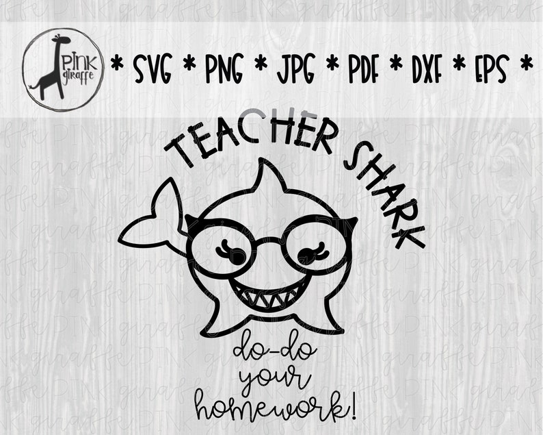 Download Teacher Shark Eps Teacher Shark Cutfile For Silhouette Cricut Scrapbook Teacher Shark Jpg Teacher Shark Png Teacher Shark Svg Clip Art Art Collectibles
