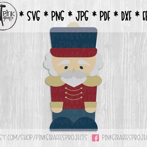 Arquivo de corte de quebra-nozes de brinquedo, elemento de scrapbooking para silhueta, cricut, scrapbook, SVG, png, jpg, pdf, eps, dxf