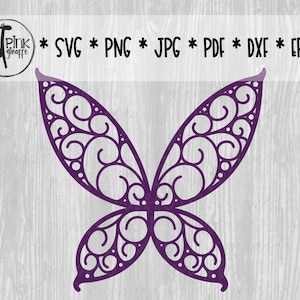 Feenflügel Cutfile für Silhouette, Cricut, Scrapbook, Feenflügel SVG, Feenflügel Png, Feenflügel Jpg, Feenflügel Pdf, Feenflügel Eps