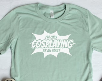 Cosplay Shirt for Adults, Superhero Fandom T-Shirt, Convention Tee for Cosplayer