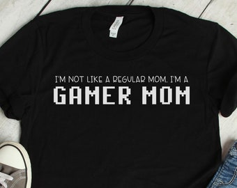 Funny Gamer Shirts for Women, Gamer Girl Shirt Mother's Day Gift, Video Game Player Gift