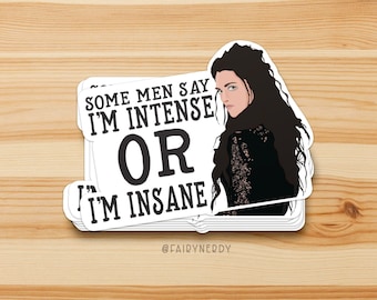Morgana Pendragon Sticker: Hamilton + Merlin Mashup