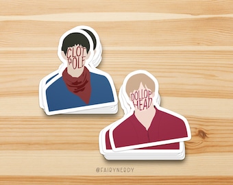 Merthur Stickers Cute, Merlin Sticker Pack, Arthur Pendragon Sticker, Fandom Stickers for Laptop, Merlin Gifts for Friends, Merlin Merch