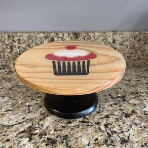 Colorful Cupcake Dessert Serving Plate