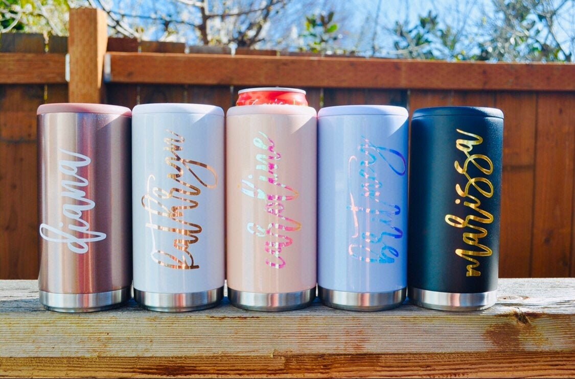 Stainless Steel Sublimation Slim/SKINNY Can Cooler (Koozie) 15oz