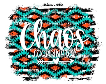 Chaos-Koordinator PNG-Datei, Sublimationsübertragung, grafische Tshirt-Design