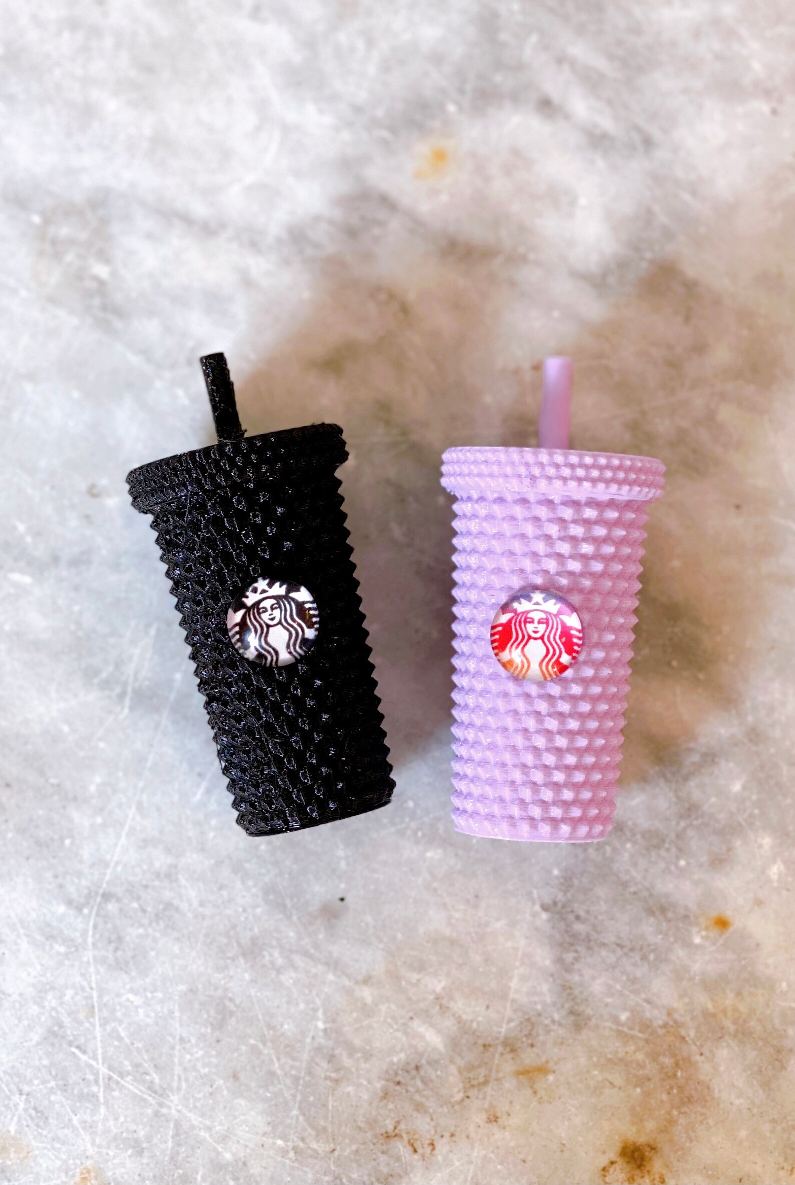 Starbucks Studded Cup Keychain Etsy