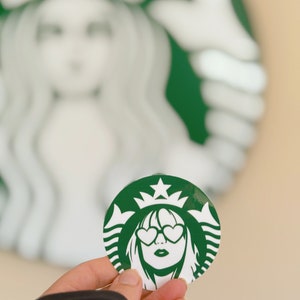 Starbucks x Taylor Swift Starbucks lovers sticker image 1