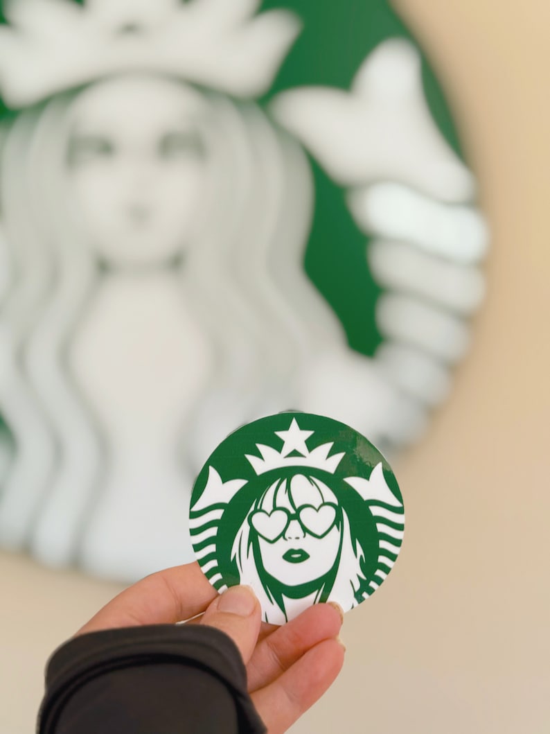 Starbucks x Taylor Swift Starbucks lovers sticker image 1
