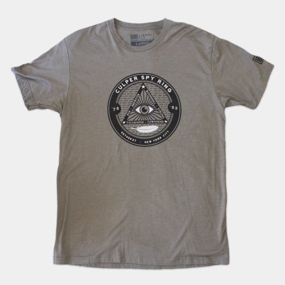 【SATIIIZ】Luppel Keyring Printed T-Shirt Culper Spy Ring Shirt - Etsy