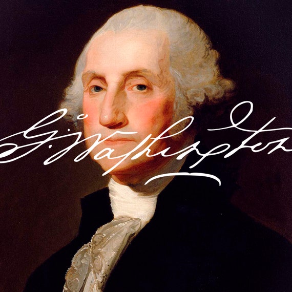 Washington Signature Sticker Etsy