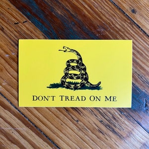 Christopher Gadsden Don&#39;t Tread on Me Flag Sticker