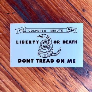 Culpeperr Minutemen Vlag Sticker