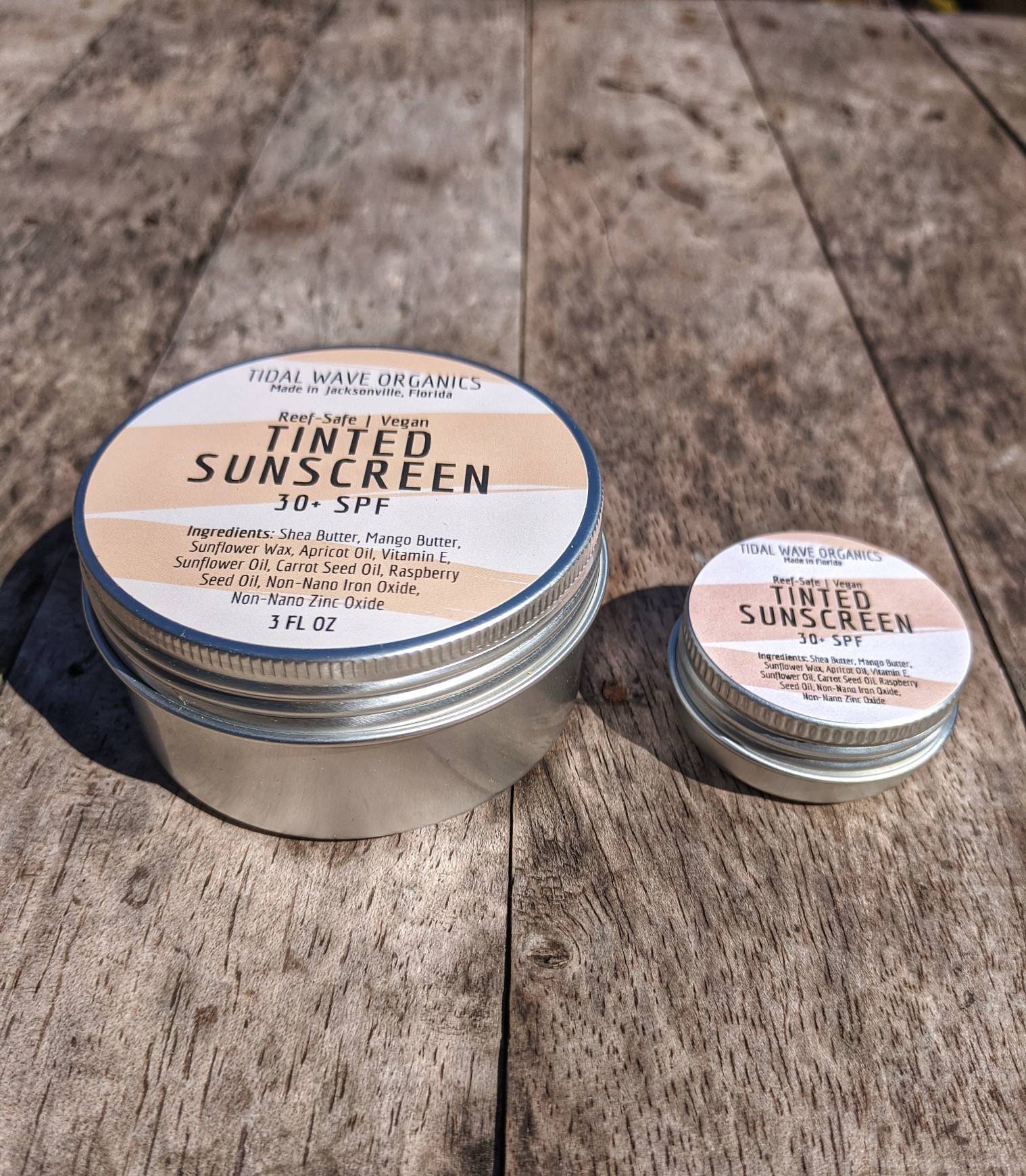 Tinted Vegan Mineral Sunscreen Blue Light Protection ReefSafe