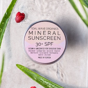 Original Vegan Mineral Sunscreen | Reef-Safe & Water-Resistant | Zero Waste | Cruelty-Free | 30+ | Sensitive Skin Friendly