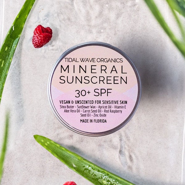 Original Vegan Mineral Sunscreen | Reef-Safe & Water-Resistant | Zero Waste | Cruelty-Free | 30+ | Sensitive Skin Friendly