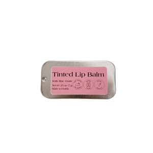 Vegan Rose Shimmer Lip Balm: Sun Protection with Zinc Oxide