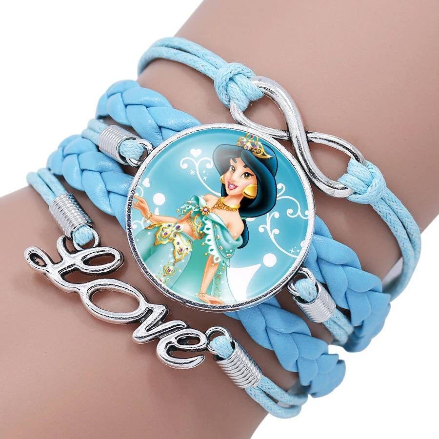 Disney Princess Leather Bracelets Children Adult Bracelet Etsy