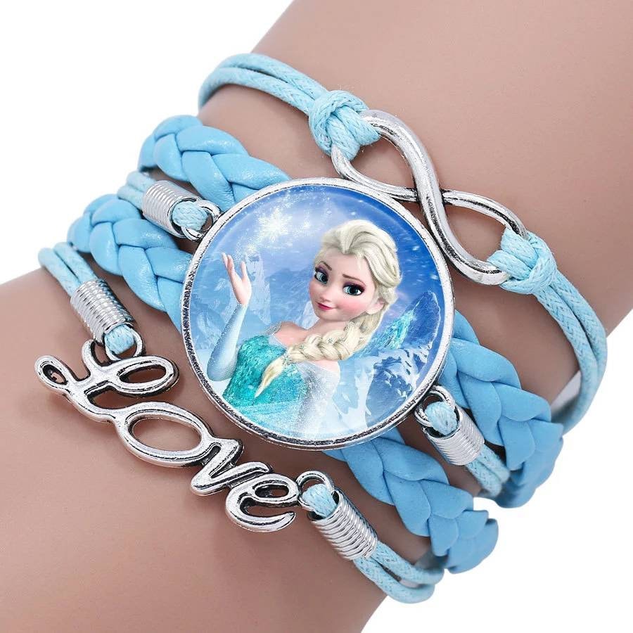 Disney Princess Leather Bracelets Children Adult Bracelet - Etsy