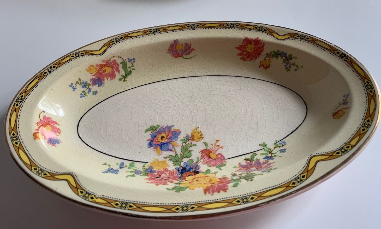 Johnson Bros England Pareek Gravy Boat With Serving Dish Etsy