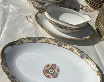 Limoges 91 Piece Match Set of Antique Limoge China Circa Limoges 91 Piece Match Set of Antique Limoge China Circa