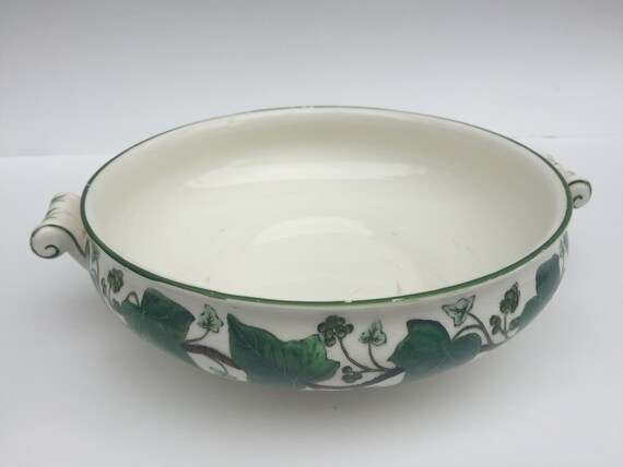 Wedgwood Addobbi Natale.Queens Ware Napoleon Ivy Wedgwood Large Vegetable Dish No Etsy